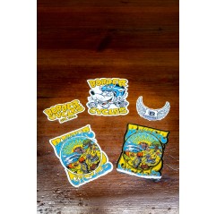 Set 5 Stickers Bobber Cycles