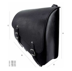 Borsa Longride Nera Con Cinghie di Montaggio