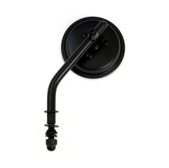 Specchietto Tondo In Acciaio Diametro 7,5 cm Nero