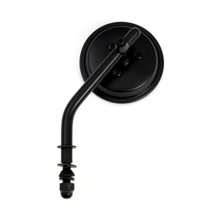 Specchietto Tondo In Acciaio Diametro 7,5 cm Nero