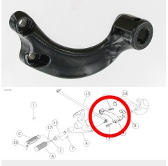 Staffa pedana destra per Sportster OEM 42652-04