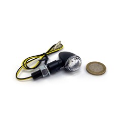 Frecce Moto LED con Lente Trasparente colore NERO