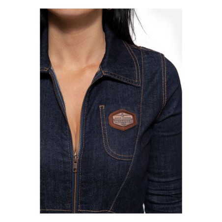 Tuta Jeans Motor Queen donna pin-up biker vintage style tg L