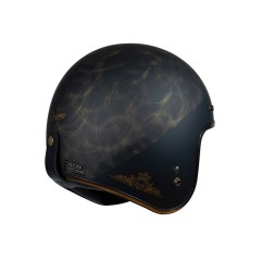 Casco Jet Origine Nero e Bronzo opaco taglia s