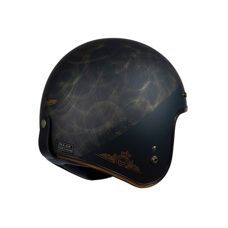 Casco Jet Origine Nero e Bronzo opaco taglia M