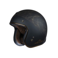 Casco Jet Origine Nero e Bronzo opaco taglia L