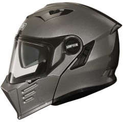 Casco Simpson Darksome Modulare Grigio Taglia M