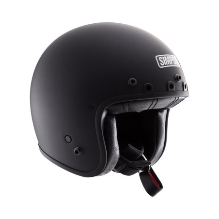 Casco Jet Simpson Chopper Nero opaco Taglia L