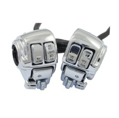 Completo Cromato Switch e Gusci Harley Davidson Touring con cruise control