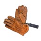 Guanti moto Lowlander in pelle bovina pieno fiore TG L